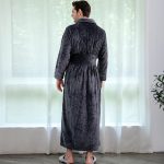 Robe de Chambre Homme Chaude Polaire